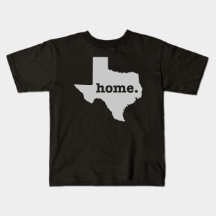 Texas Home (Dark) Kids T-Shirt